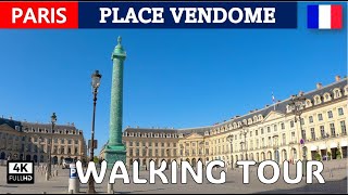 Walking Tour of Place Vendome 🇨🇵 Exploring Parisian Elegance and History ✨ [upl. by Giuditta347]