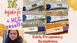 IVF Journey Update EARLY PREGNANCY SYMPTOMS  PinayOdyssey  Ep 24 [upl. by Jaela]