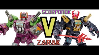 S8 E10 Transformers Earthrise Scorponok v Transformers Legacy Black Zarak [upl. by Gisela283]