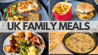 UK FAMILY MEALS  WHATS FOR DINNER  MEALS OF THE WEEK  FAMILY MEAL IDEAS  HALF TERM DINNERS [upl. by Philly]