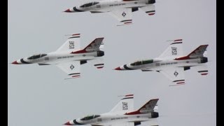 Thunderbirds COLLIDE during diamond Parts fall off [upl. by Bernardina116]