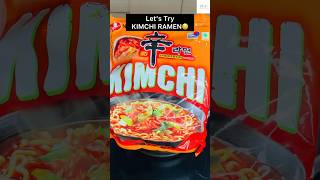 Trying Nongshim KIMCHI Ramyun Noodles 🍜 [upl. by Otirecul302]