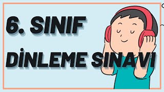 6 SINIF İNGİLİZCE DİNLEME SINAVI  YENİ SİSTEM [upl. by Lledyr]