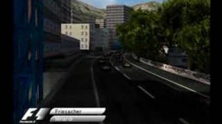 Formula one 05 Monaco crash [upl. by Coral710]