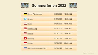 Sommerferien 2022 [upl. by Joaquin]