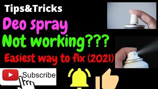 Deo spray not working  How to repair  Tips and Tricks  Explained in Hindi [upl. by Rabin]