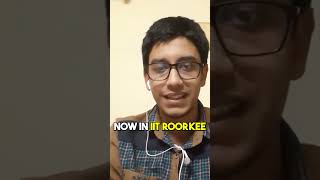 Partial Drop to IIT Roorkee🔥 shorts jee iitmotivation jeemotivation [upl. by Atokad]