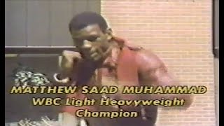 Matthew Saad Muhammad vs Louis Pergaud  A Look Back [upl. by Ttreve14]