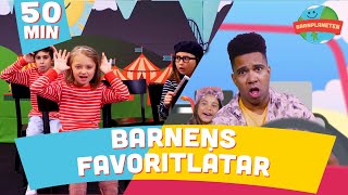 BARNENS FAVORITLÅTAR 14 klassiska barnlåtar med Minikompisarna och Yankho Björnen sover ABC mfl [upl. by Alemat]