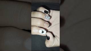 Short nail art with doting tool 💅nailart nailartdesignssimpleandeasy naildesign nails [upl. by Marji799]