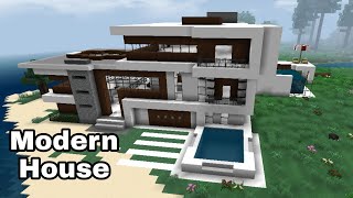 Mini Block Craft Modern House [upl. by Nyrahtak]