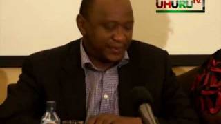 Uhuru Kenyatta speaking after KANU NEC Meeting [upl. by Sackman]