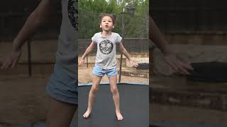 Quick gymnastics tutorial on how to do a roundoff back handspring on the trampoline gymnastics [upl. by Torin]