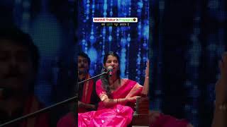 Maithili Thakur in prayagraj shortsfeed love maithili song [upl. by Tenaej]