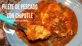 Filete de Pescado Tilapia con Chipotle  Las Recetas de Mama [upl. by Giliane]