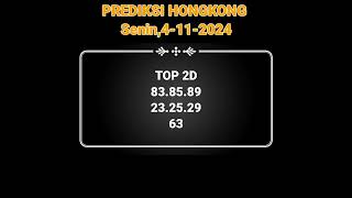 PREDIKSI HK SENIN 4 NOVEMBER 2024  BOCORAN TOGEL HONGKONG MALAM INI  RUMUS KEPALA EKOR HK JITU [upl. by Cristiano829]