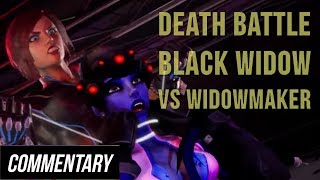 Blind Reaction Death Battle  Black Widow vs Widowmaker [upl. by Eelydnarb669]