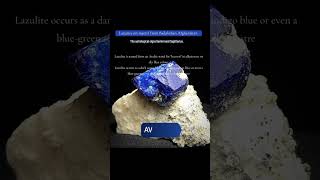 Lazurite on matrix from Badakshan Afghanistan lazurite lapis crystal minerals blue foryou gem [upl. by Olecram]