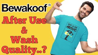 bewakoof t shirt after use and wash review  bewakoof t shirt review  bewakoof review  kwabey [upl. by Eelam]