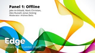 Edge Conference  Panel 1 Offline [upl. by Suivat]