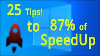 25 Tips to Speed Up your Computer සිංහල  English Boost Windows 10 with proof [upl. by Laval962]