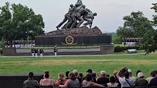 Commandants Own IWO JIMA Evening Parade August 2024 [upl. by Penn850]