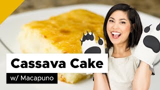 Cassava Cake Recipe Filipino Dessert [upl. by Yeroc914]