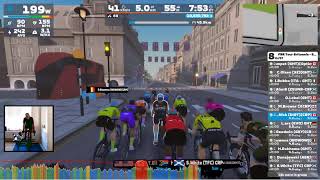 Zwift  Race FRR Tour Britannia  CRP Stage 3 on The London Pretzel in London [upl. by Ial]