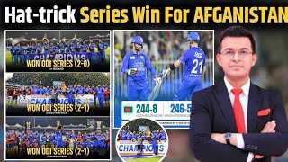 AFGHANISTAN CREATE HISTORY 3rd Consecutive ODI Series Win  AP CRIC SPACE [upl. by Crowns]