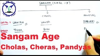 Sangam Age Cholas Cheras Pandyas  SSC CGL  The Vedic Academy [upl. by Durward91]