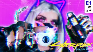 Cyberpunk ASMR 🎵📡👁️ Ripperdoc 1 SCI FI Cranial Nerve Exam  🐱 Eye Surgery 🤖 Glitchy [upl. by Valery]