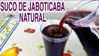 SUCO DE JABOTICABA NATURAL [upl. by Oates]