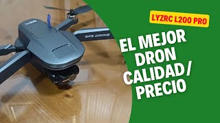 mejor dron calidadprecio LYZRC L200 PRO prueba de vuelo e imagen con viento [upl. by Atinuhs]