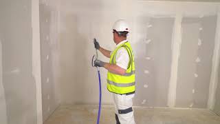 Knauf Airless Finish  The Perfect Finish  Top Tips [upl. by Guy185]