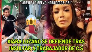 KIARA LOZANO DE CORAZÓN SERRANO SE DEFIENDE TRAS LANZAR GROSERÍA A TRABAJADOR DEL GRUPO [upl. by Nnaacissej]