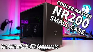 Cooler Master NR200 PC Build Using Micro ATX Motherboard  is it possible [upl. by Kaspar]