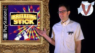 Irritating Stick PS1 AVGN Bad Game Cover Art 13  RUS RVV [upl. by Jacki]