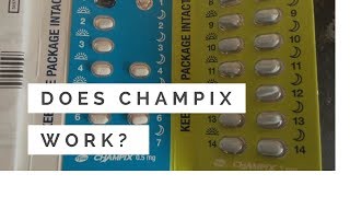 Does Champix Actually Work Varenicline Review 2018 [upl. by Livvy]