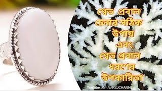 White Coral StoneBenefits Of White Coral StoneHow To Check Original White Coral Stone [upl. by Pantheas]