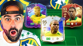 I Built The Most ELITE Past amp Present Brazil Squad [upl. by Assert]