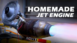 I Built a Homemade Electric Jet Engine from Scratch [upl. by Htenay]