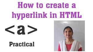 Hyperlink in HTML  How to create a hyperlink in HTML  Links in HTML  Practical [upl. by Thaddus703]