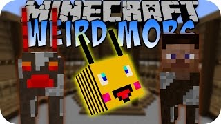 Minecraft WEIRD MOBS DämonKuh Biene und mehr Deutsch [upl. by Evanne]