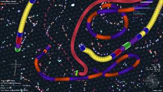 Slitherio Gameplay Part 16 and KILL STREAKS 2 videos together [upl. by Hajan]