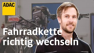 Fahrradkette wechseln So gehts Schritt für Schritt  Einfach Selber Machen  ADAC [upl. by Benedix]