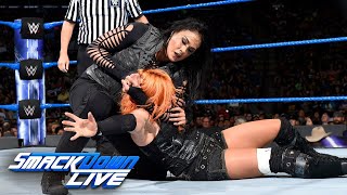 BECKY LYNCH VS TAMINA [upl. by Inaliak]