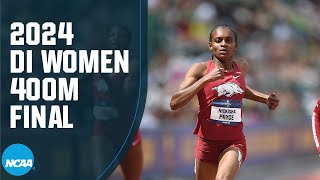 Womens 400m final  2024 NCAA outdoor track and field championships [upl. by Ahsia]