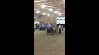 Pony pull Allen county Indiana  Kevin Miller crossing the last load with MIKE SMUCK [upl. by Consuela27]