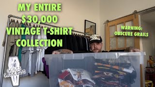 MY 30000 VINTAGE TSHIRT COLLECTION Obscure Grails Travis Scott’s personal tees amp more 👀 [upl. by Ximena959]