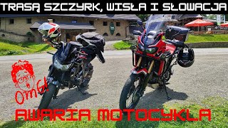 wyjazd do Szczyrku Wisły i Słowację  awaria motocykla w trasie [upl. by Eiramllij]